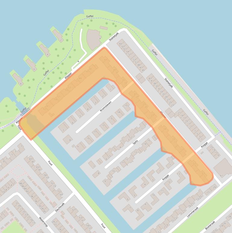 Kaart van postcodegebied 4617GG.