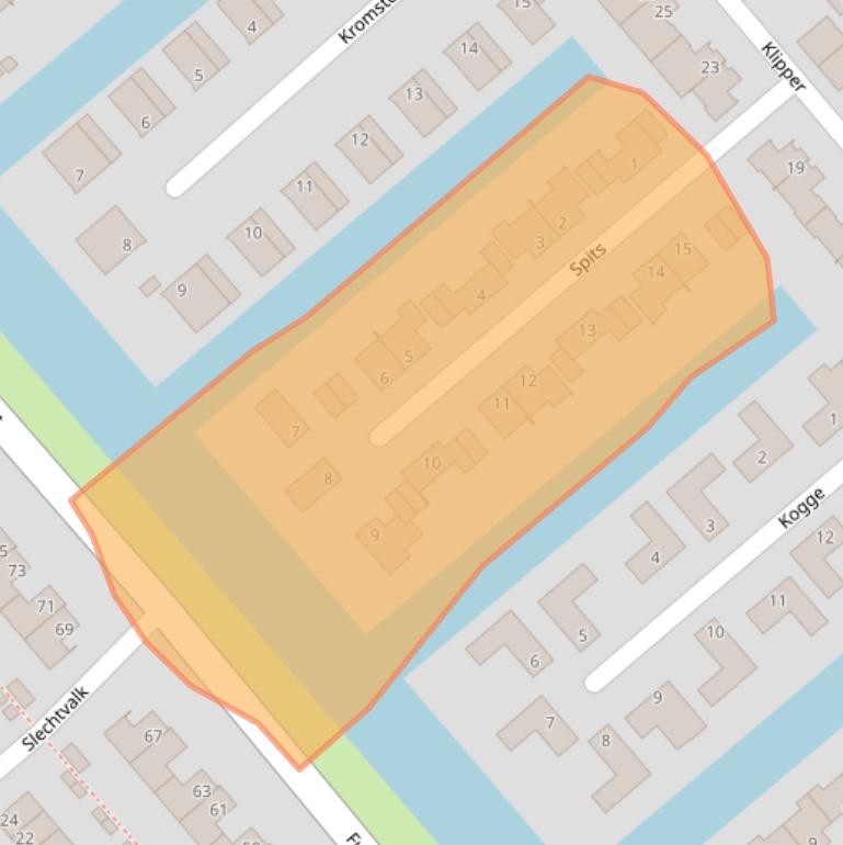 Kaart van postcodegebied 4617GP.