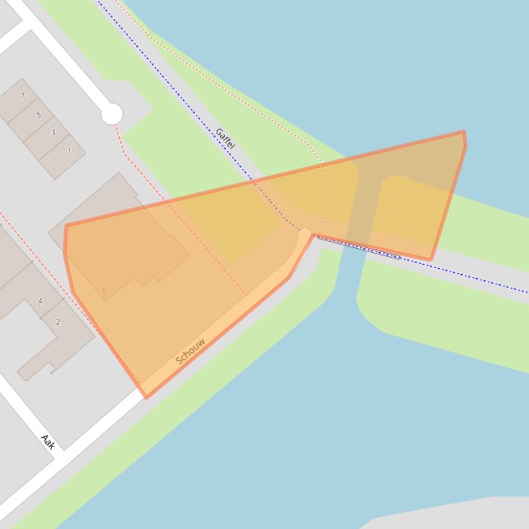 Kaart van postcodegebied 4617GR.