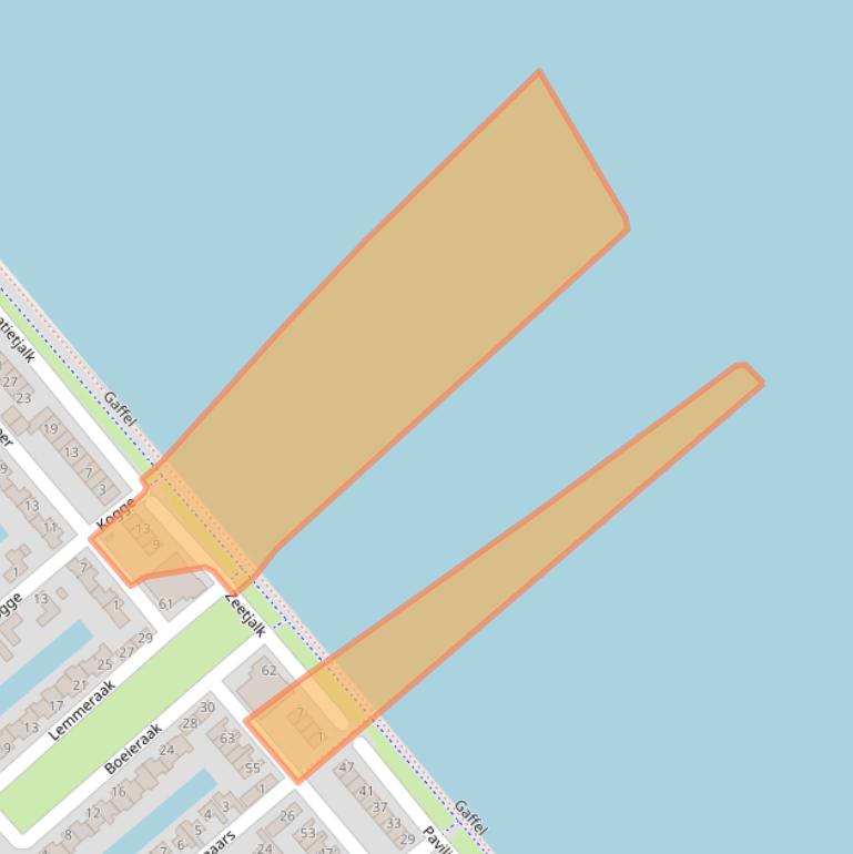 Kaart van postcodegebied 4617GS.