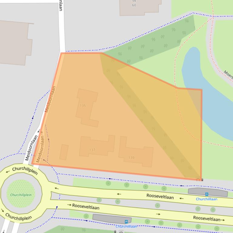 Kaart van postcodegebied 4621BN.