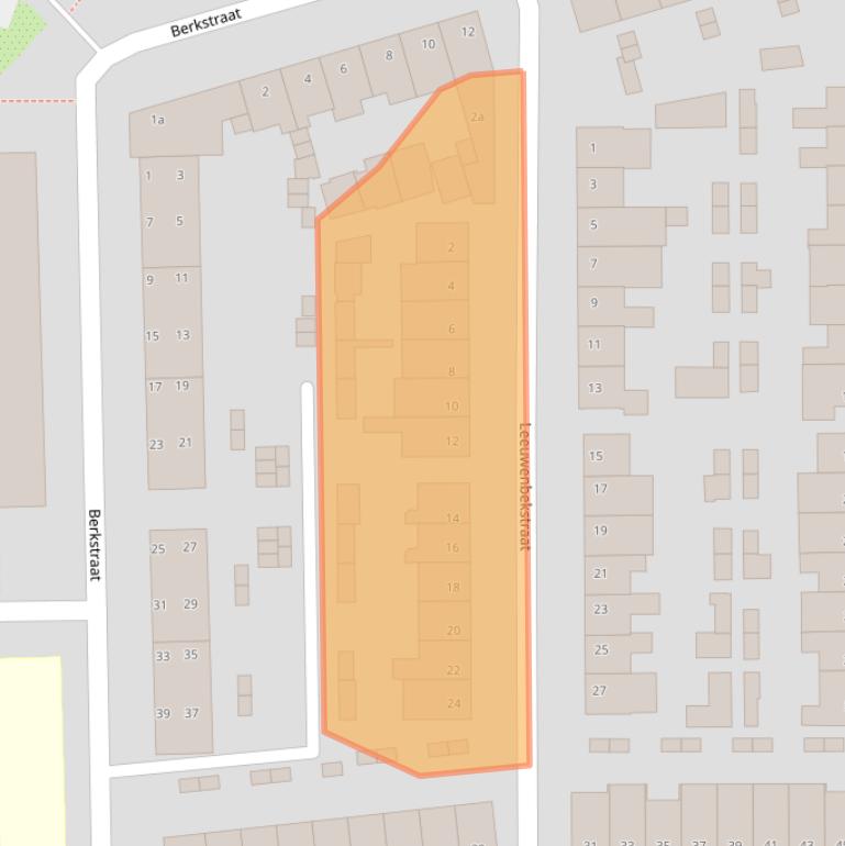 Kaart van postcodegebied 4621CZ.
