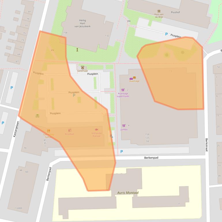 Kaart van postcodegebied 4621EM.