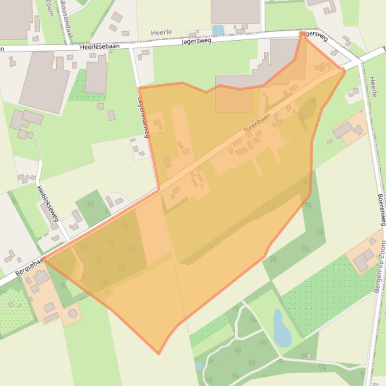 Kaart van postcodegebied 4622RV.