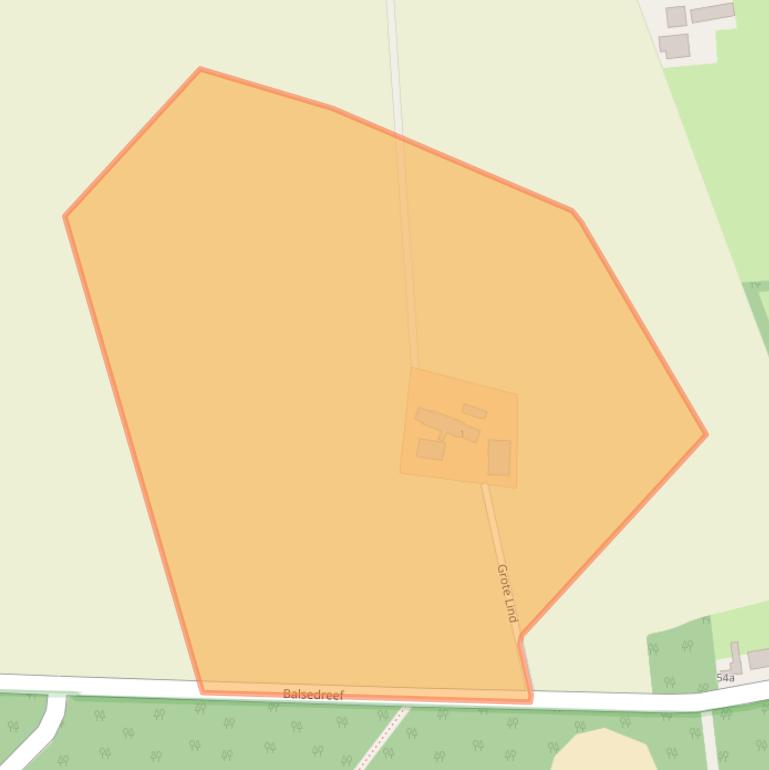 Kaart van postcodegebied 4623RH.