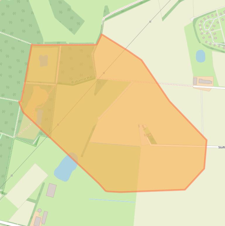 Kaart van postcodegebied 4623RJ.