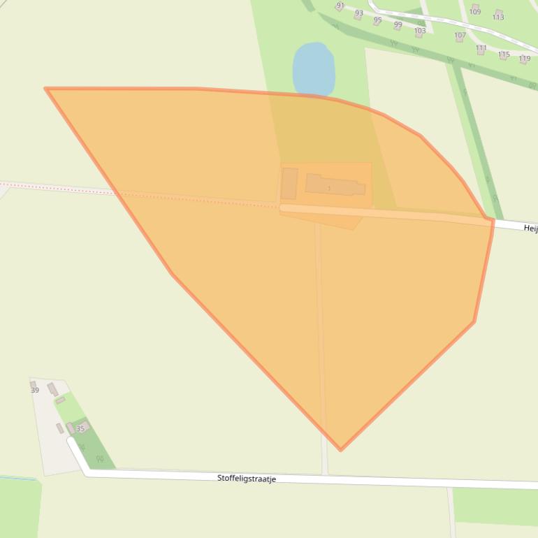 Kaart van postcodegebied 4623RK.