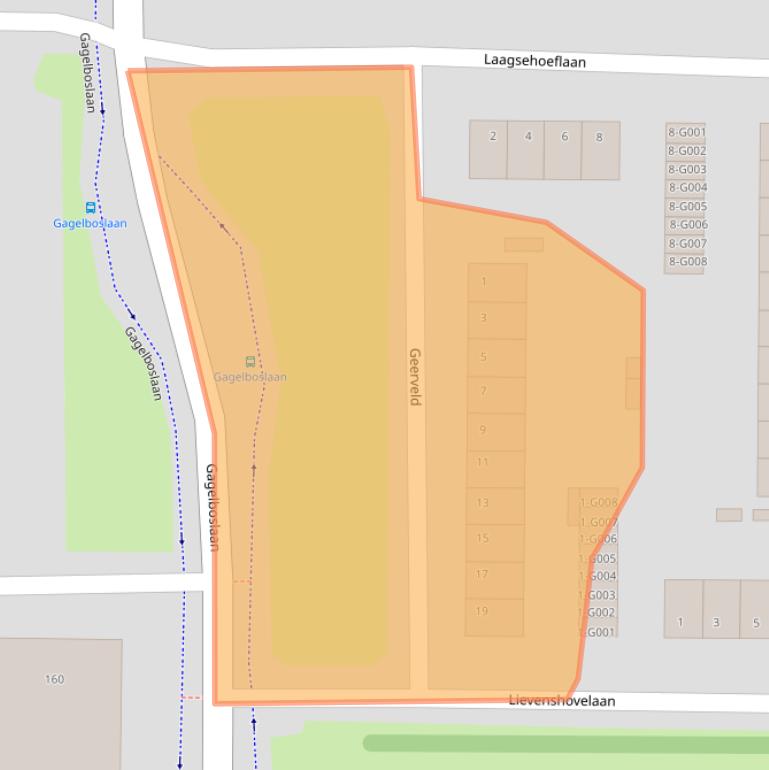 Kaart van postcodegebied 4623TH.