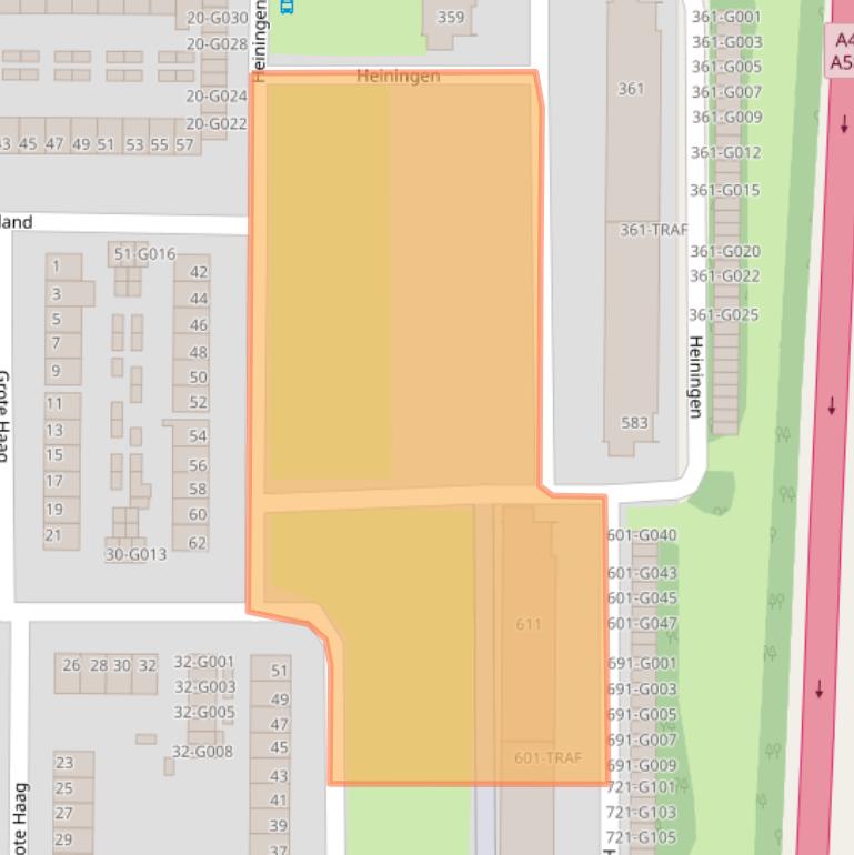 Kaart van postcodegebied 4623TT.