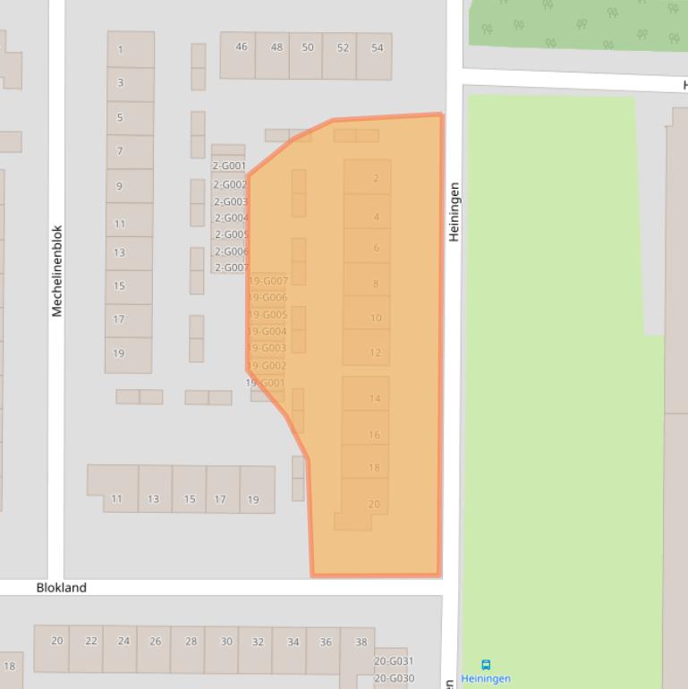 Kaart van postcodegebied 4623TW.