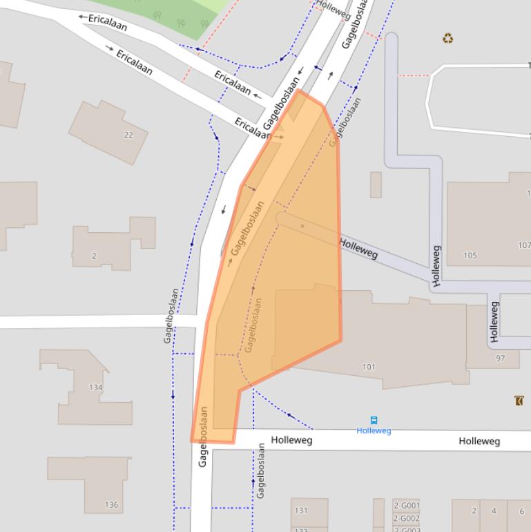 Kaart van postcodegebied 4623XB.