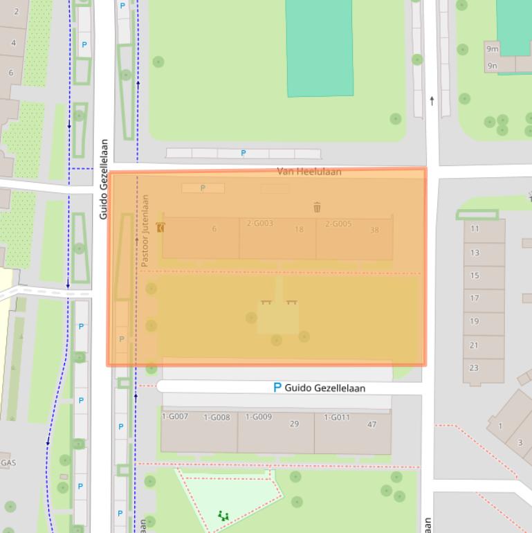 Kaart van postcodegebied 4624BM.