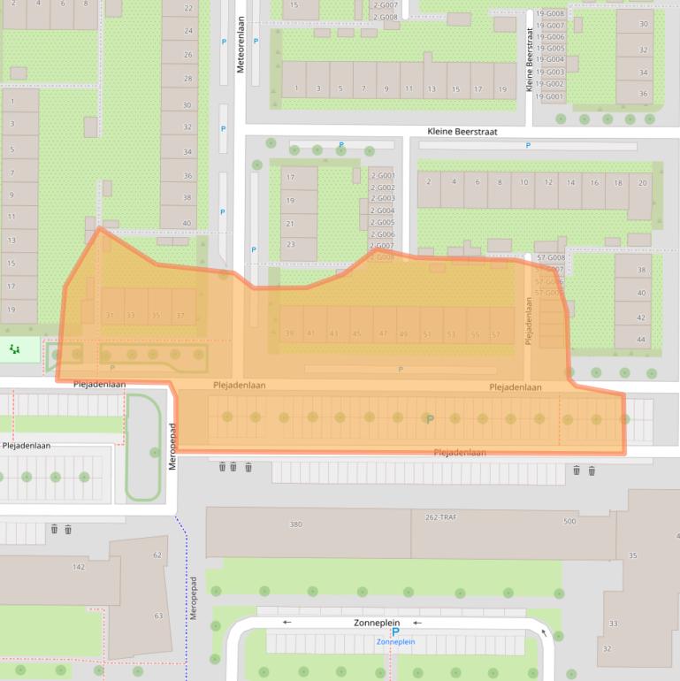 Kaart van postcodegebied 4624BR.
