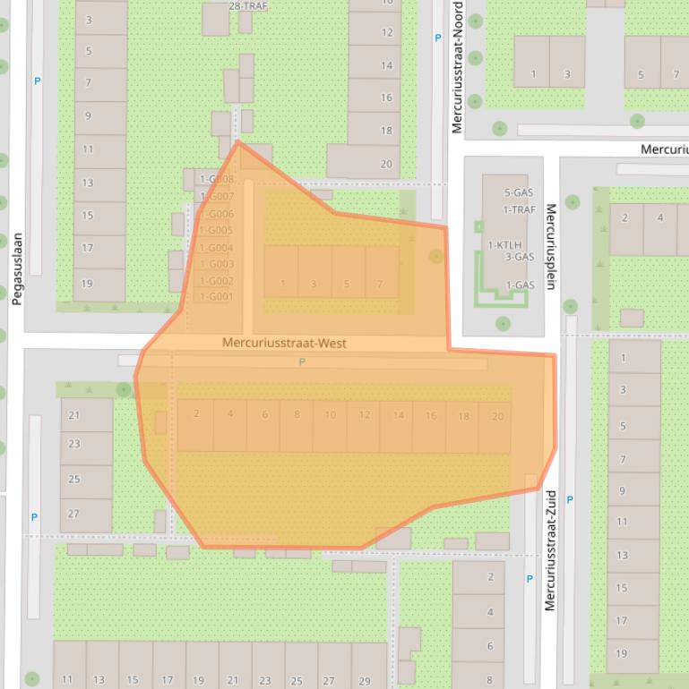 Kaart van postcodegebied 4624CM.
