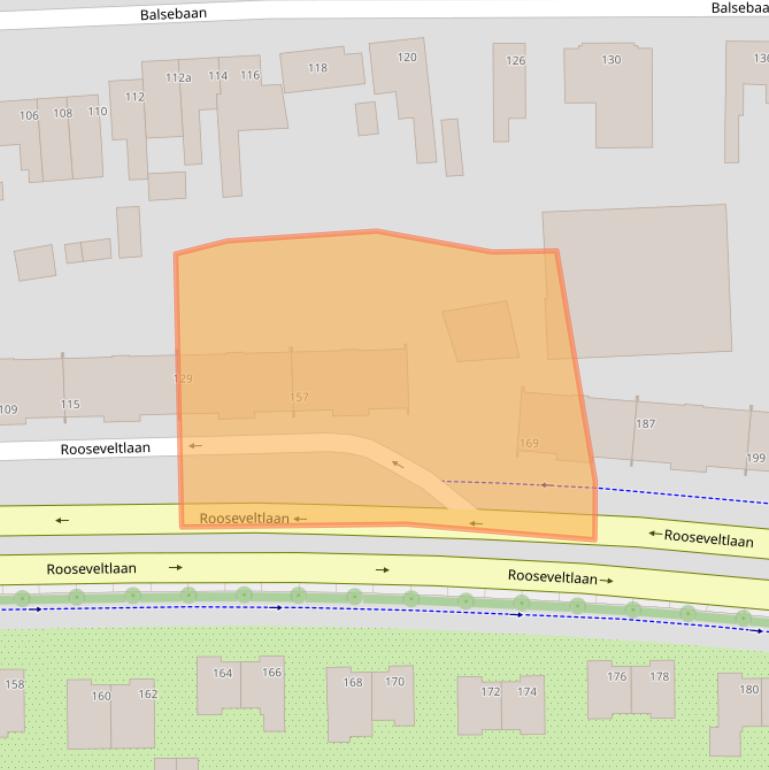 Kaart van postcodegebied 4624DL.