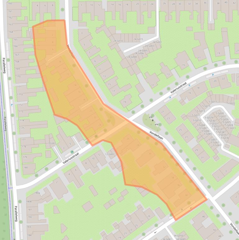 Kaart van postcodegebied 4624HM.
