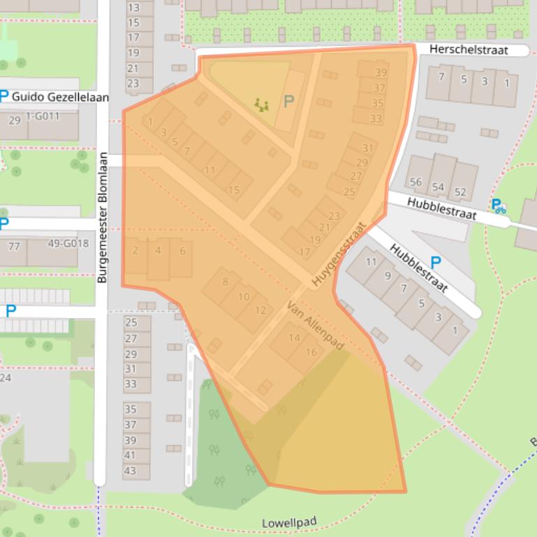 Kaart van postcodegebied 4624SL.