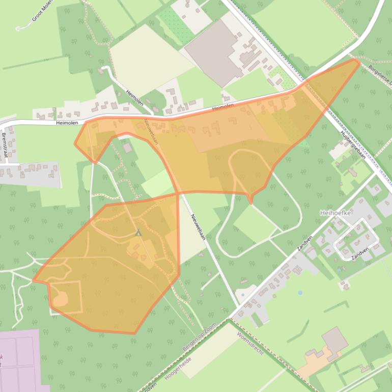 Kaart van postcodegebied 4625DD.