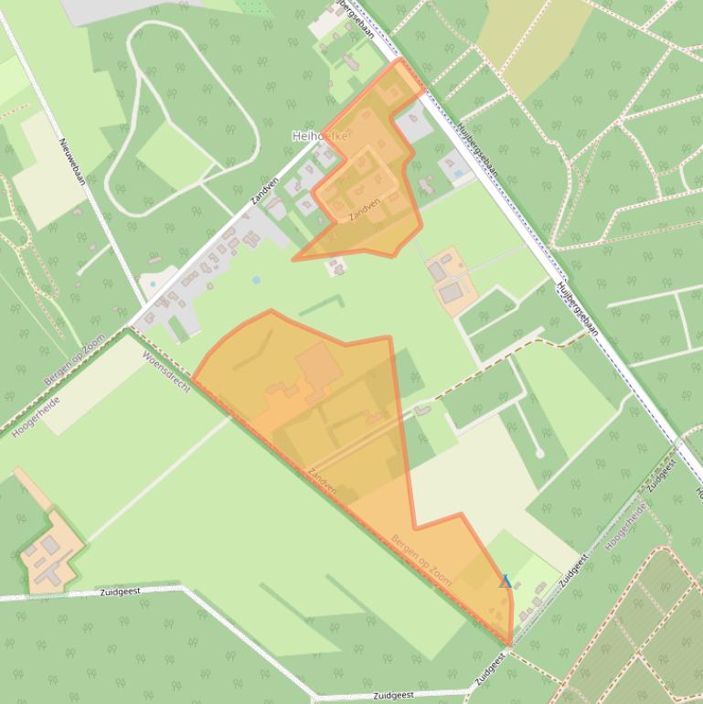 Kaart van postcodegebied 4625DJ.