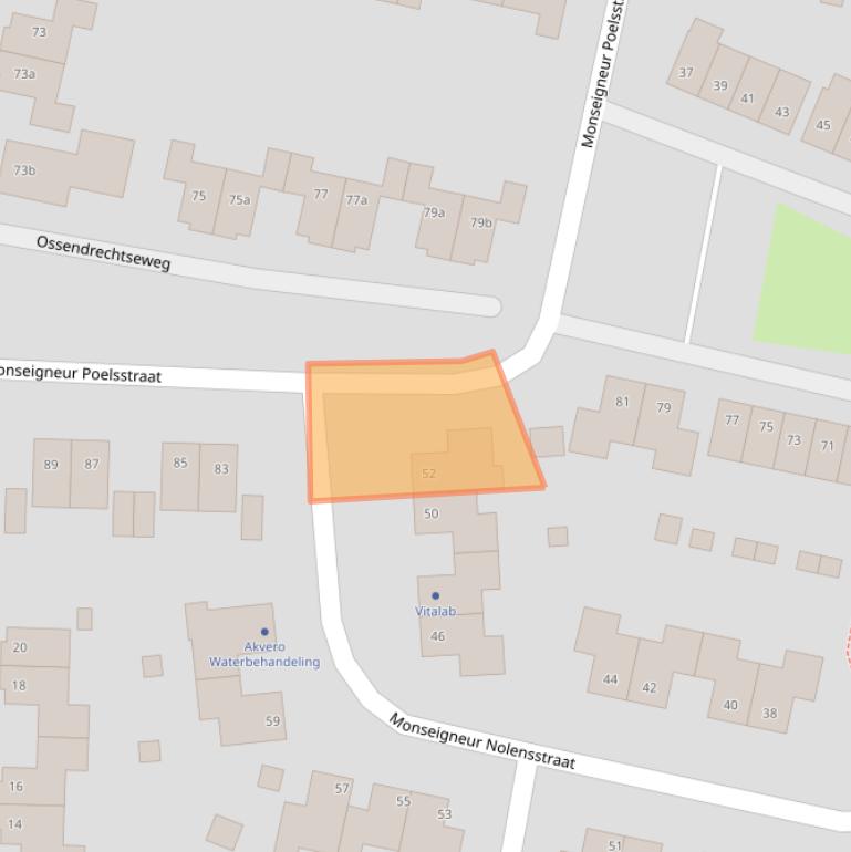 Kaart van postcodegebied 4631BP.