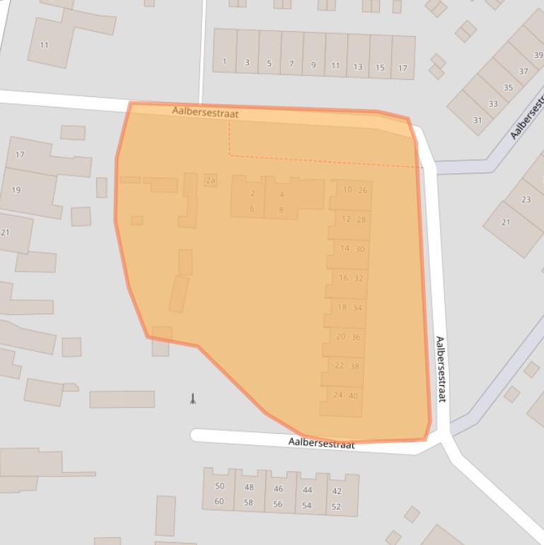 Kaart van postcodegebied 4631CD.