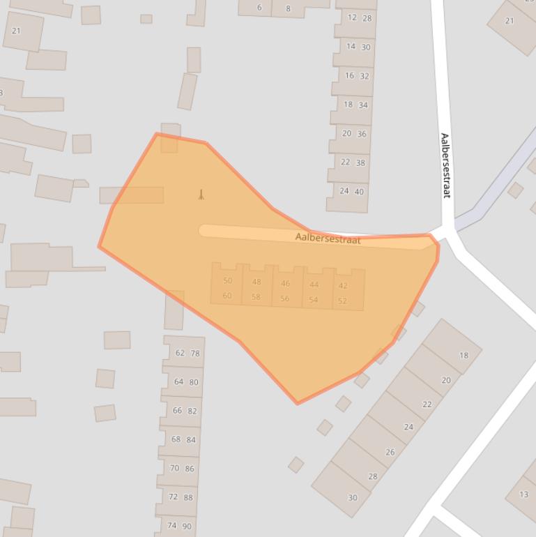 Kaart van postcodegebied 4631CE.