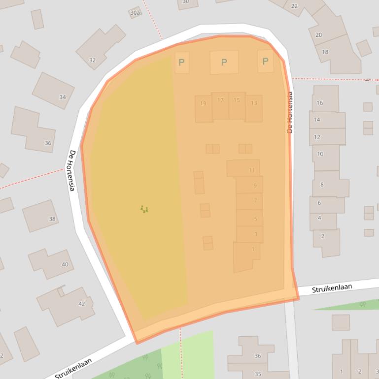 Kaart van postcodegebied 4631DG.