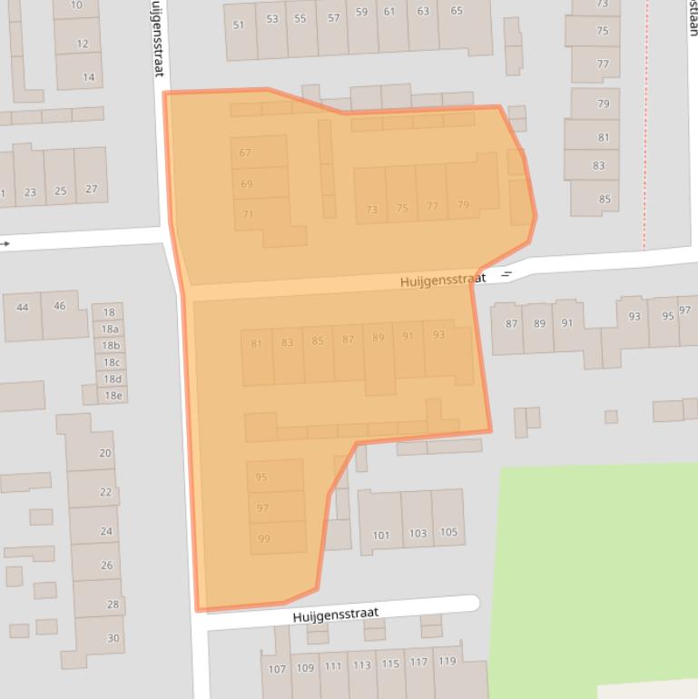 Kaart van postcodegebied 4631GM.