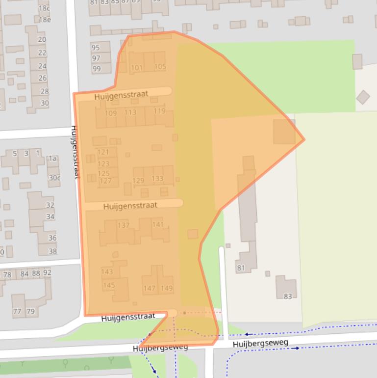 Kaart van postcodegebied 4631GP.