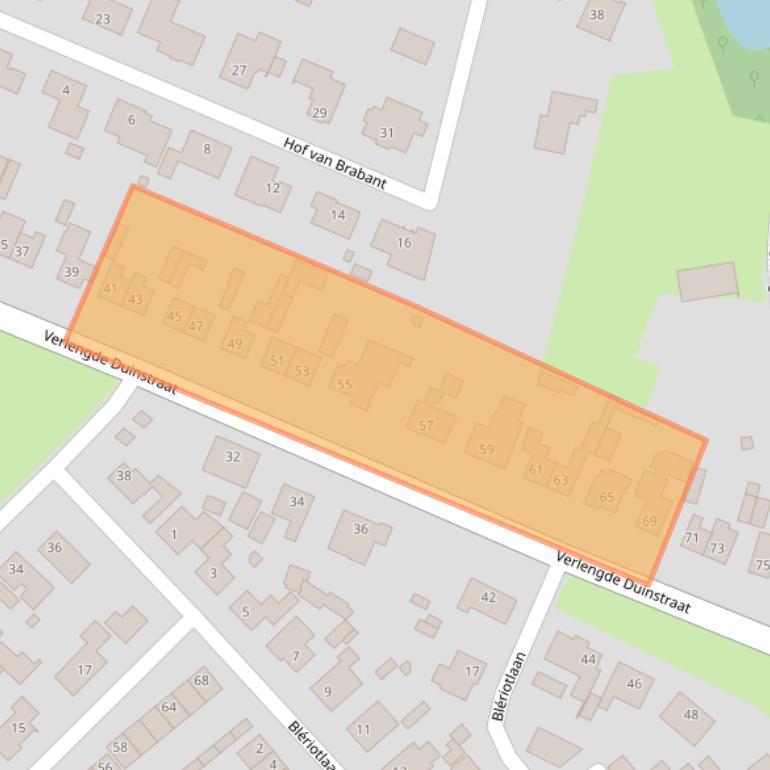 Kaart van postcodegebied 4631HP.