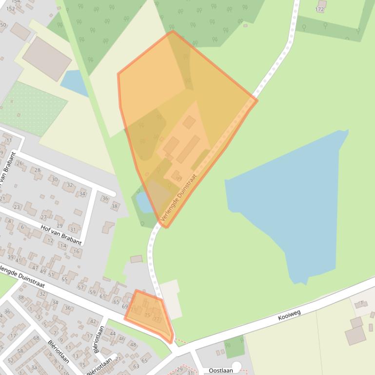 Kaart van postcodegebied 4631HR.