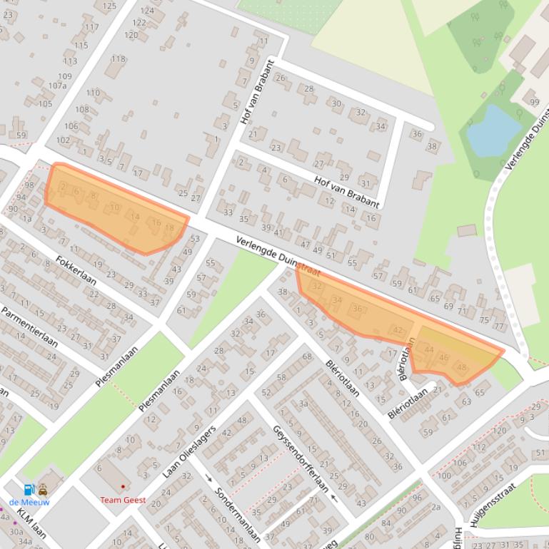 Kaart van postcodegebied 4631HS.