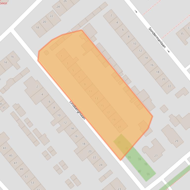 Kaart van postcodegebied 4631JC.