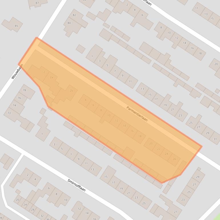 Kaart van postcodegebied 4631JR.