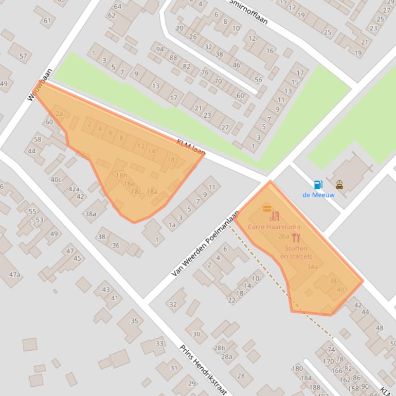 Kaart van postcodegebied 4631JW.