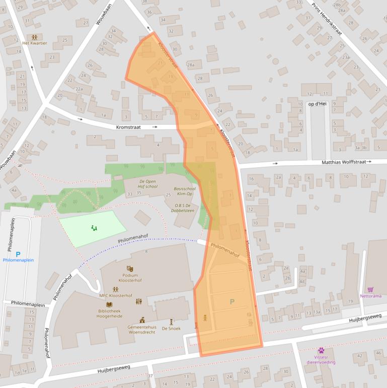 Kaart van postcodegebied 4631KE.