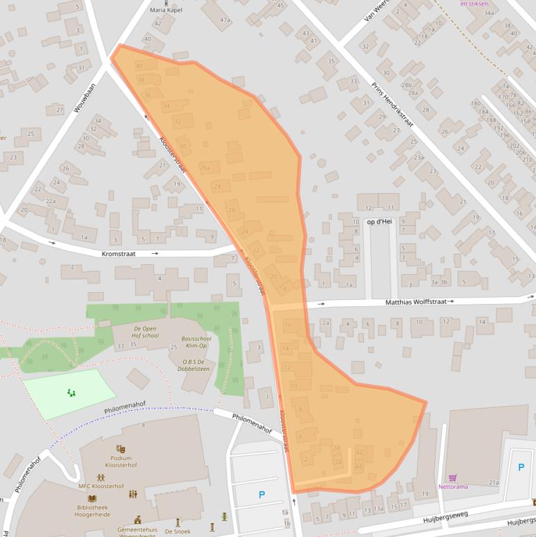 Kaart van postcodegebied 4631KG.