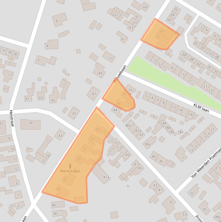 Kaart van postcodegebied 4631KN.