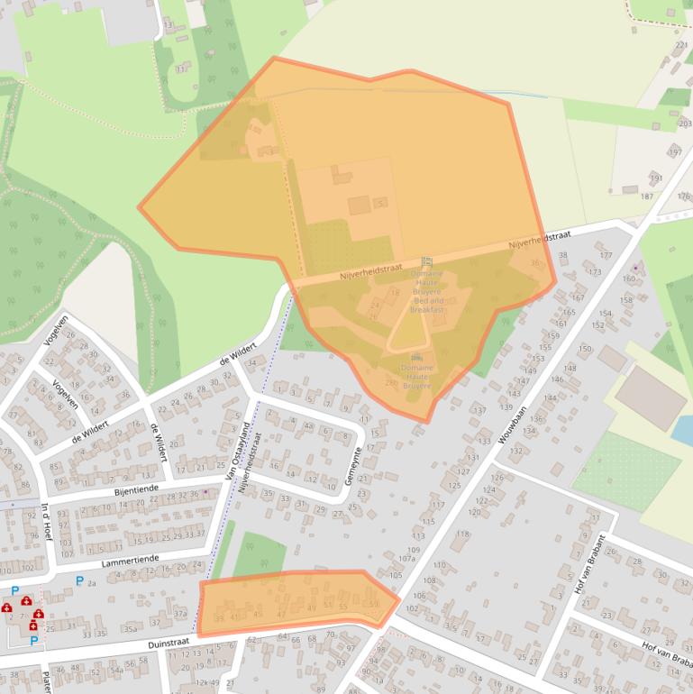 Kaart van postcodegebied 4631KS.