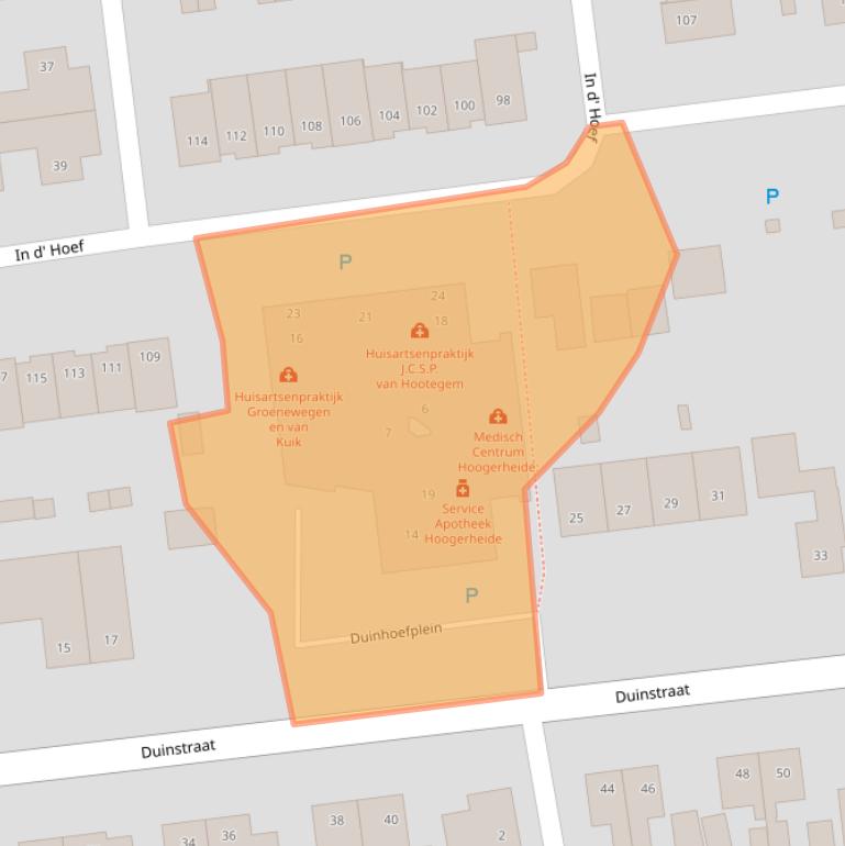 Kaart van postcodegebied 4631MC.