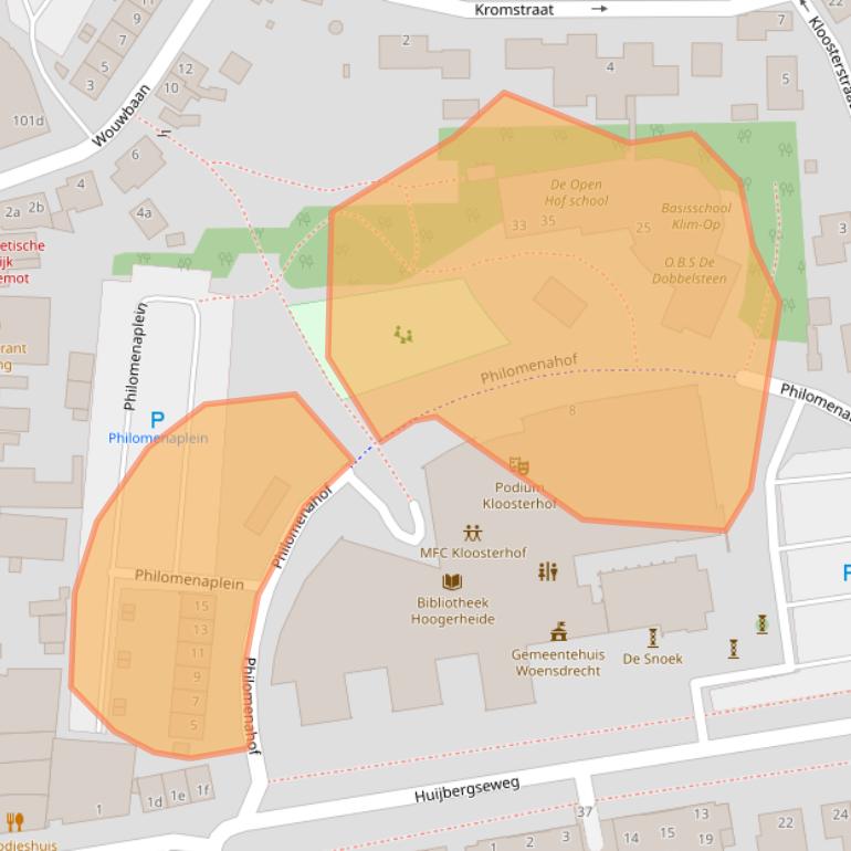 Kaart van postcodegebied 4631NM.