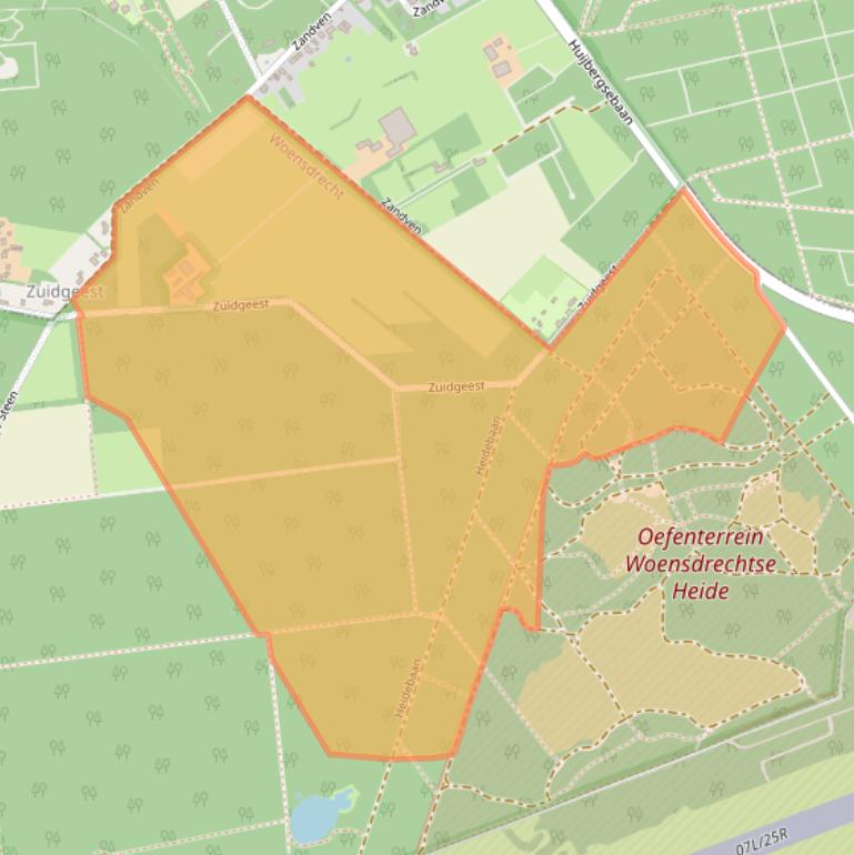 Kaart van postcodegebied 4631PL.