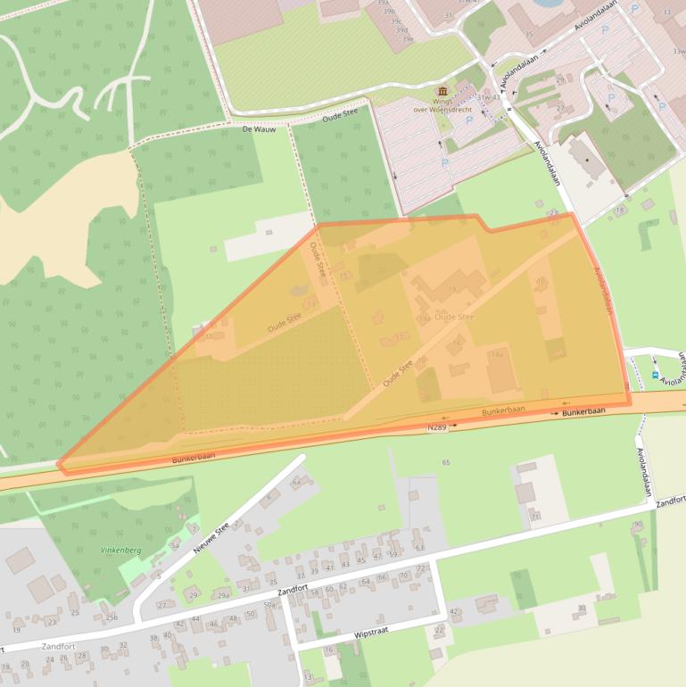 Kaart van postcodegebied 4631RL.