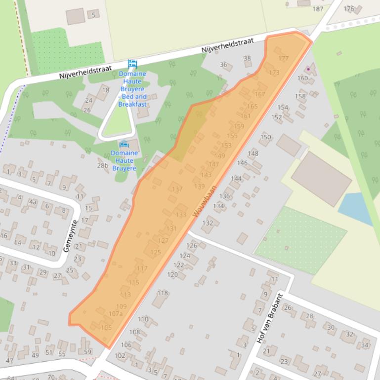 Kaart van postcodegebied 4631RS.