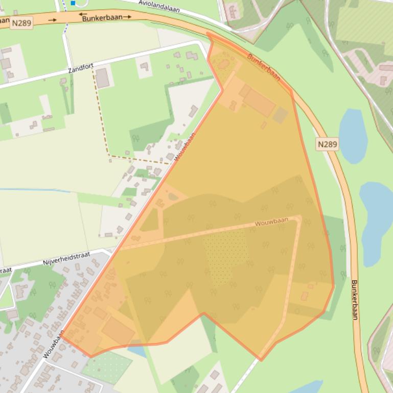 Kaart van postcodegebied 4631RW.