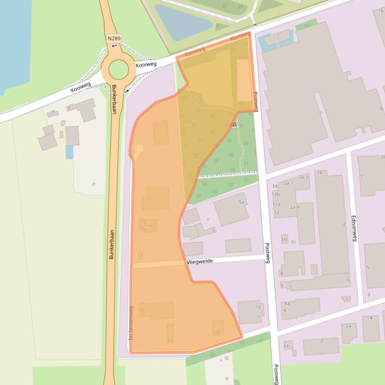 Kaart van postcodegebied 4631SL.