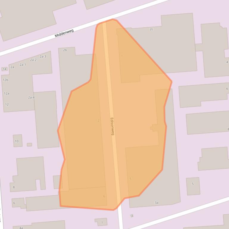 Kaart van postcodegebied 4631SN.