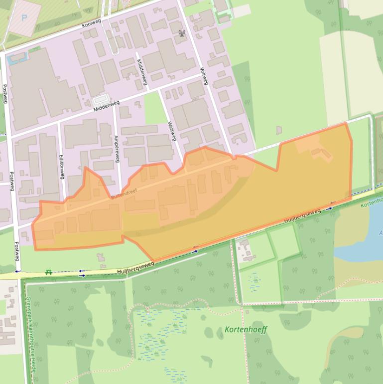 Kaart van postcodegebied 4631SV.