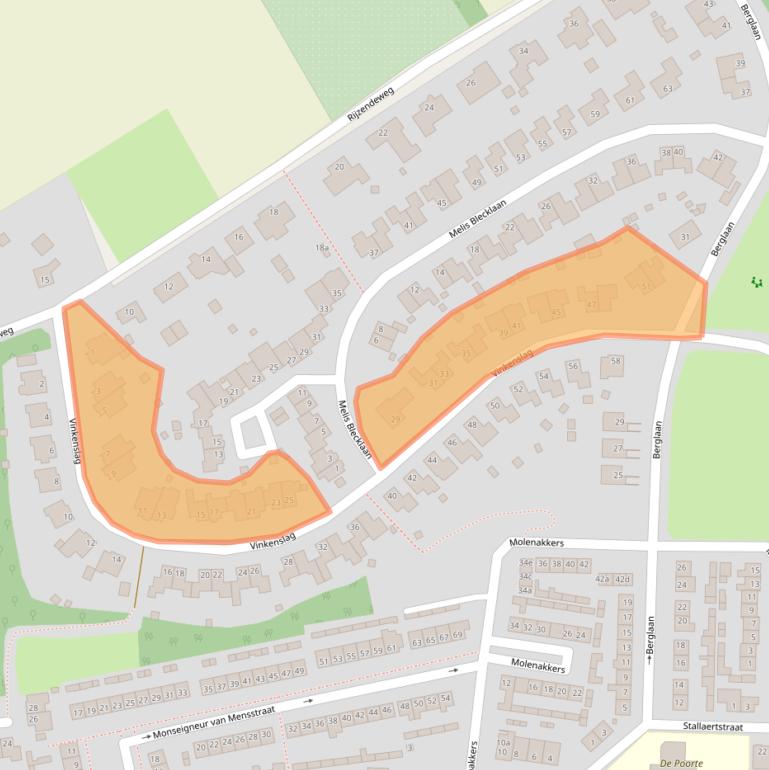 Kaart van postcodegebied 4634TG.