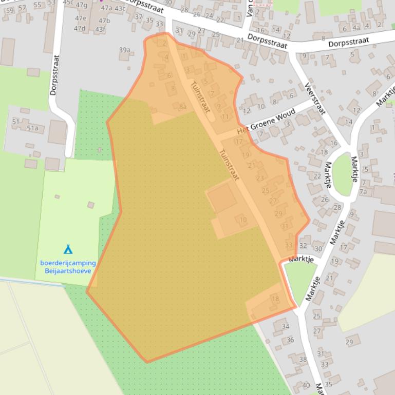 Kaart van postcodegebied 4634VR.